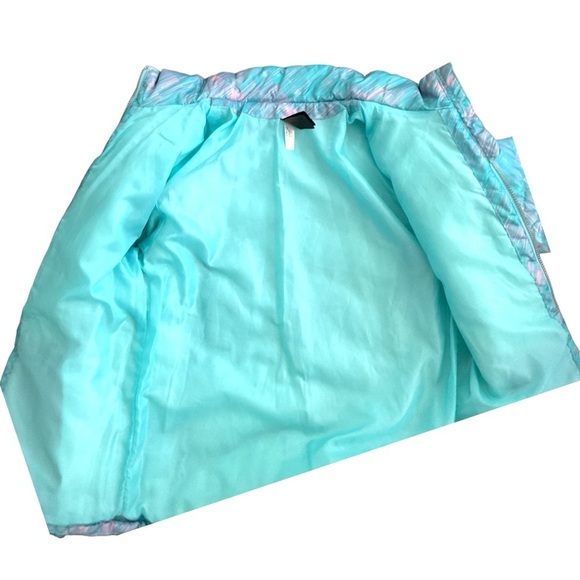 ZeroXPosur Quilted Blue Pink Puffer Jacket, Tek Gear Long Sleeve‎ Warm Zip SZ 16 - Picture 7 of 10